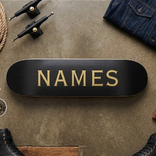 Personalised With Last Name or Nickname on Them Skateboard