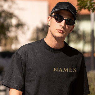 Personalised With Last Name or Nickname on Them T-Shirt