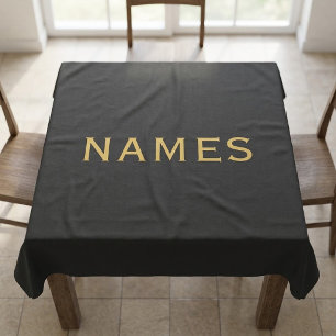 Personalised With Last Name or Nickname on Them Tablecloth