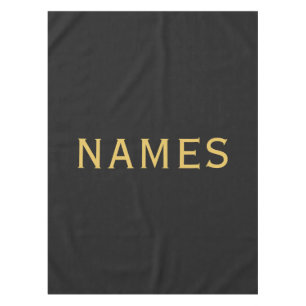 Personalised With Last Name or Nickname on Them Tablecloth