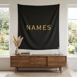 Personalised With Last Name or Nickname on Them Tapestry