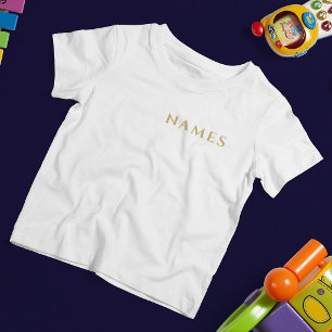 Personalised With Last Name or Nickname on Them Toddler T-Shirt