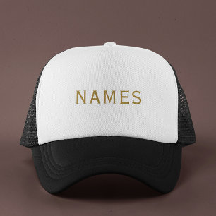 Personalised With Last Name or Nickname on Them Trucker Hat