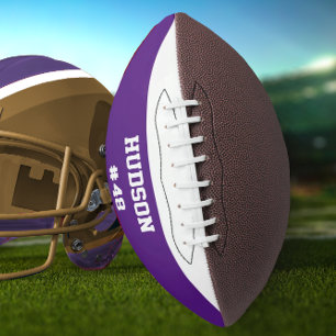 Personalised with name and number football