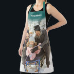 Personalised with Name Large Photo Apron<br><div class="desc">Create a special personalised gift that's perfect for anyone who loves to cook and bake. This apron is ready to be customised with your favourite photo and personalised with a name or other text. The name appears in bold ivory white lettering against a dark teal background. The apron straps are...</div>