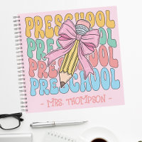 Personalised With Name Preschool Teacher Custom