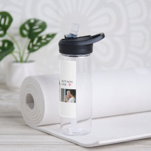 Personalised with Photo & "Best Mum Ever -  Water Bottle