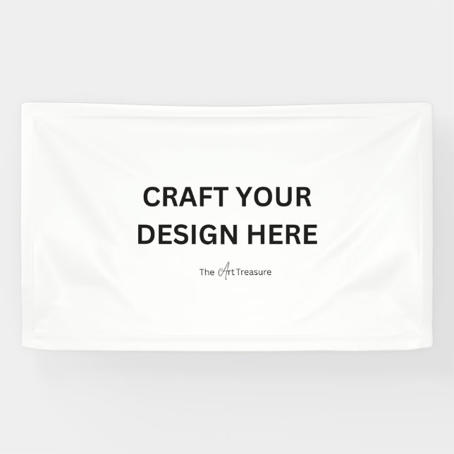 Personalised with Your Design, Logo, or Message  Banner (Horizontal)