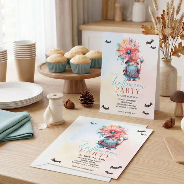 Personalised Wizard Halloween Party Invitation (Creator Uploaded)