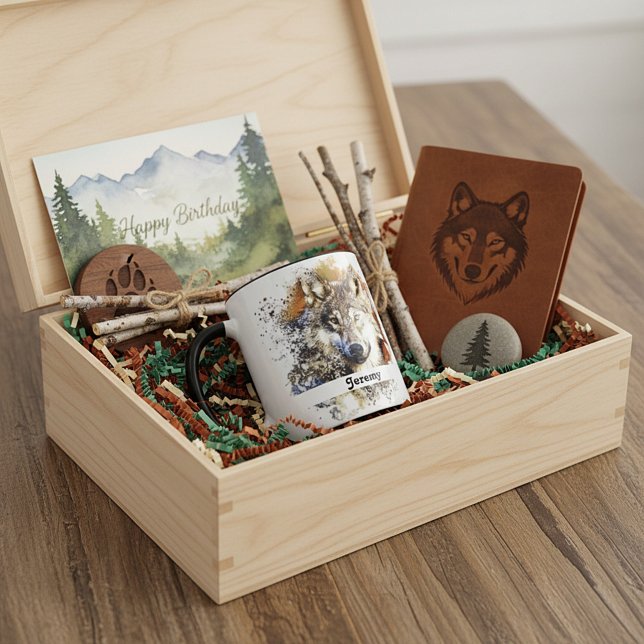 Personalised Wolf   Mug (Creator Uploaded)