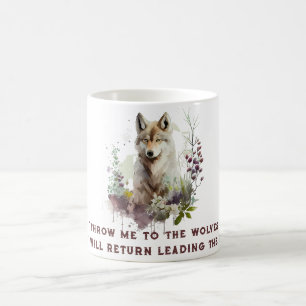 Personalised Wolf Quote Coffee Mug