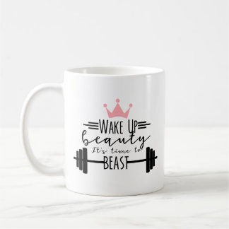 Personalised Woman's Weight Lifting Gym Fitness Coffee Mug