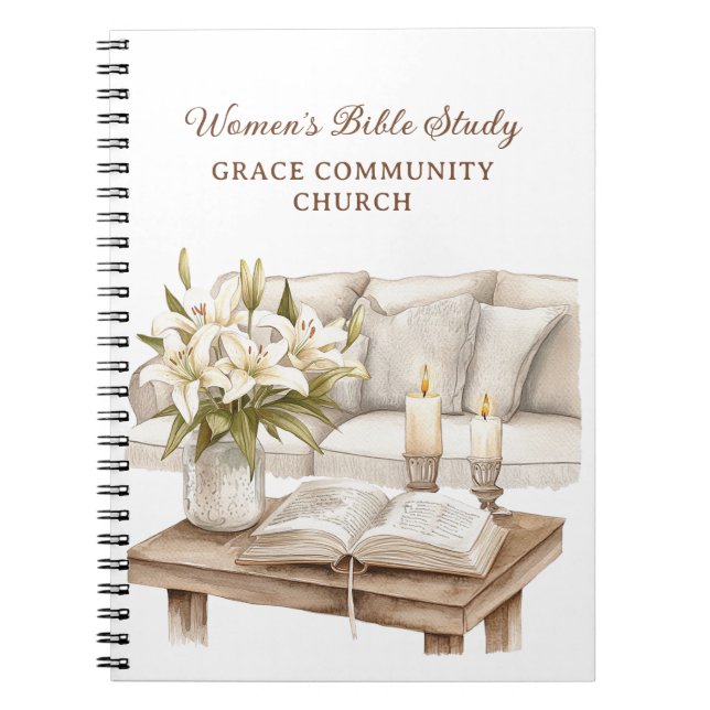 Personalised Women's Bible Study Notebook (Front)