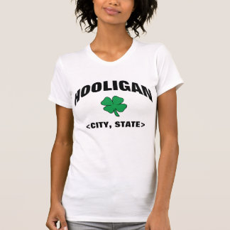 Personalised Women's Irish Hooligan T-Shirt