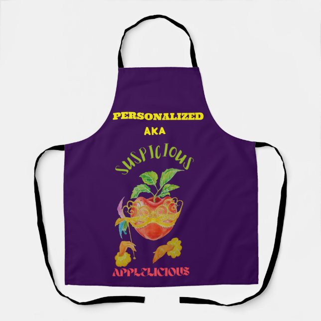 Personalised Women's Kitchen Apron (Front)