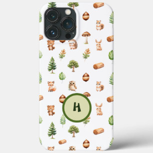 Personalised Woodland Animals iPhone 13 Pro Max Case