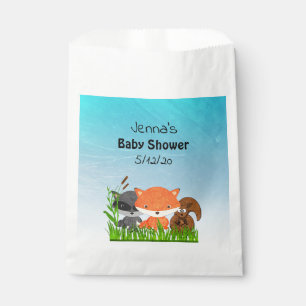 Personalised Woodland Creatures Baby Shower Bag