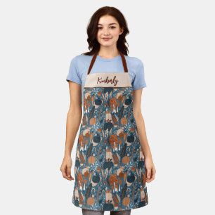 Personalised Woodland Fall Pumpkins Apron