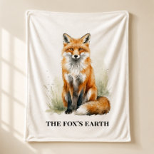 Personalised Woodland Fox Northwoods Retreat Art