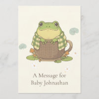 Personalised Woodland Meet Zochi Message Card