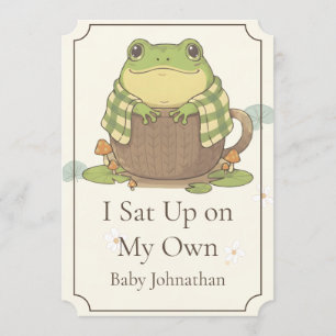 Personalised Woodland Meet Zochi Milestone Card