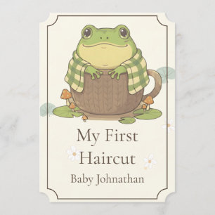 Personalised Woodland Meet Zochi Milestone Card