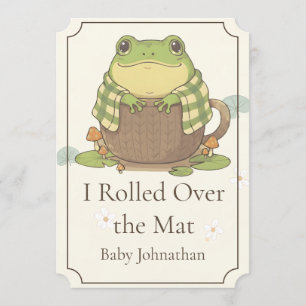Personalised Woodland Meet Zochi Milestone Card