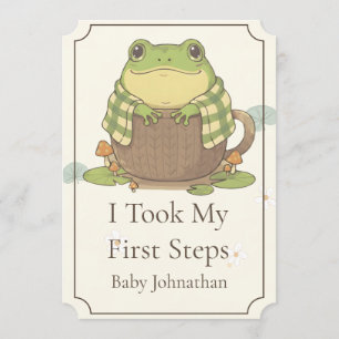 Personalised Woodland Meet Zochi Milestone Card