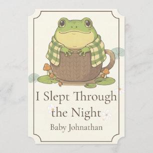 Personalised Woodland Meet Zochi Milestone Card