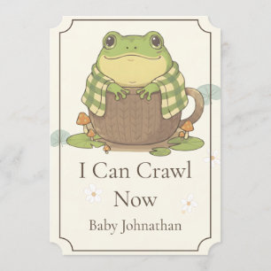 Personalised Woodland Meet Zochi Milestone Card
