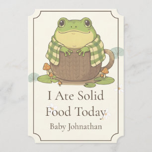 Personalised Woodland Meet Zochi Milestone Card