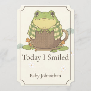 Personalised Woodland Meet Zochi Milestone Card