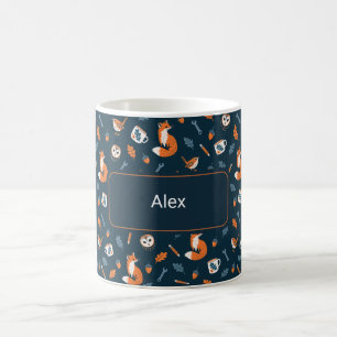 Personalised Woodland Wildlife Name Mug