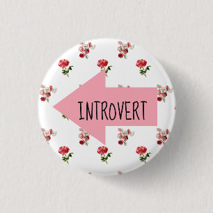 Personalised Word Arrow with Flowers Button