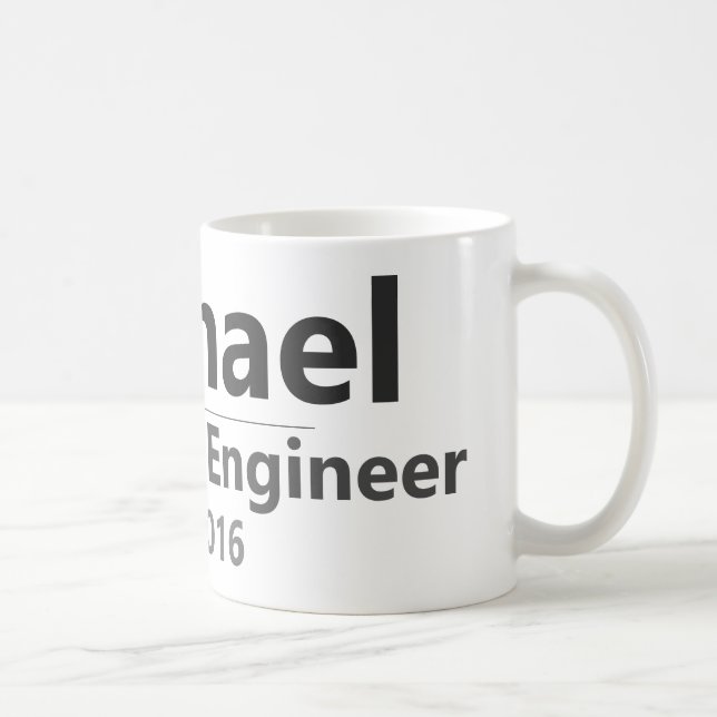 Personalised Work Mug – Custom Name & Job Title Gi (Right)