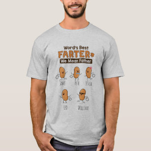 Personalised World best farter up to 5 T-Shirt