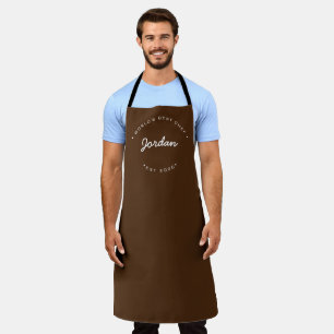 Personalised World's best Chef Established year Apron