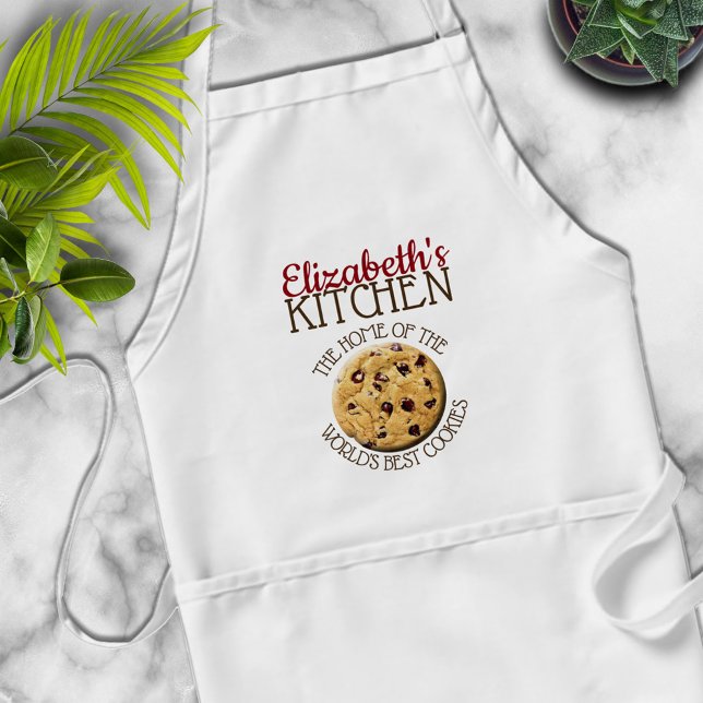 Personalised World's Best Cookies Standard Apron (Creator Uploaded)