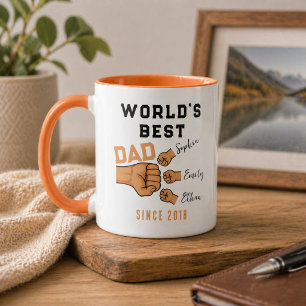 Personalised WORLD'S BEST Dad   Father’s Day Mug