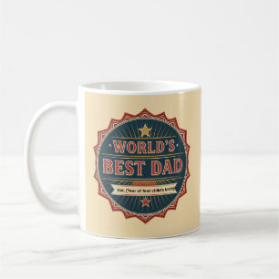 Personalised World's Best Dad Mug   Father's Day