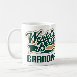 Personalised Worlds Best Grandpa Gift Coffee Mug