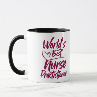 Personalised "World's Best Nurse Practitioner"  Mug