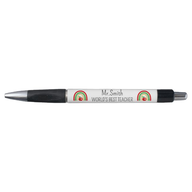 Personalised World's Best Teacher Pen (Front)