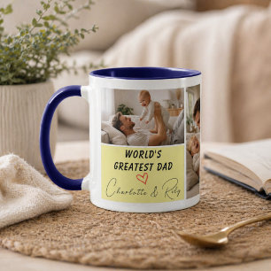 Personalised World's Greatest Dad Photo   Father’s Mug