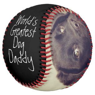 Personalised Worlds Greatest Dog Dad Fathers Day Softball