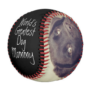 Personalised Worlds Greatest Dog Mum Mothers Day Baseball