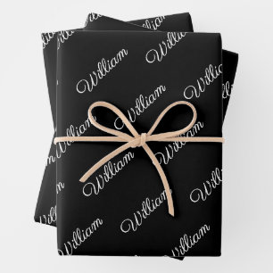 Personalised wrapping paper 