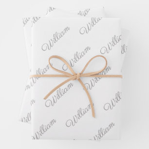 Personalised wrapping paper