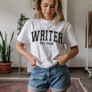 Personalised Writer Shirt for Authors & Book Lover