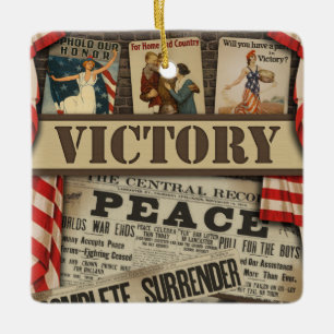 Personalised WWII Victory Ornament